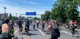Bei der großen Fahrradsternfahrt des Allgemeinen Deutschen Fahrrad-Clubs (ADFC) Berlin können die Teilnehmer jedes Jahr auch Autobahnabschnitte befahren. (Archivbild)