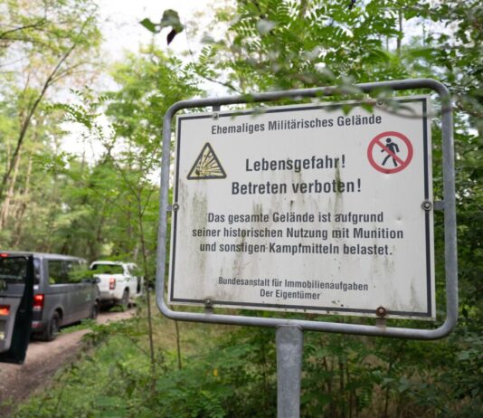 Erneut Waldbrand in der Gohrischheide ausgebrochen Die Gohrischheide gilt wegen der dort im Boden liegenden Altmunition als besonders schwierig für Löscharbeiten. (Archivbild)