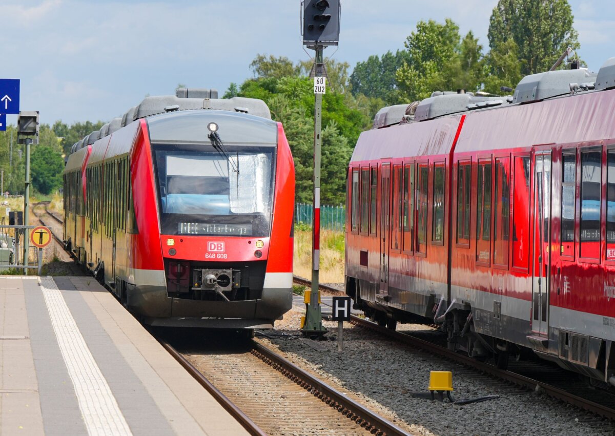 Regionalbahn-Verkehr In Wittenberge wurde der Bahnhof saniert. (Symbolbild)