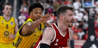 Dank Obst-Gala: Bayern gewinnen erstes Finalspiel gegen Alba War der Topscorer in Finalspiel Nummer eins: Bayern-Star Andreas Obst (rechts).
