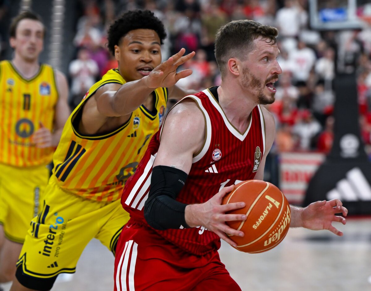 FC Bayern München - Alba Berlin War der Topscorer in Finalspiel Nummer eins: Bayern-Star Andreas Obst (rechts).
