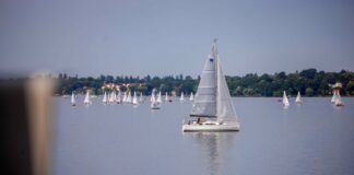 Auch am Wannsee war es drückend heiß. 