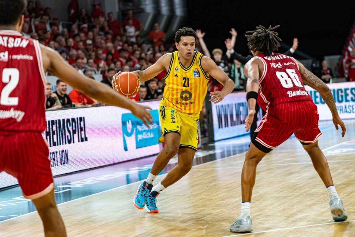 Bamberg Baskets - Alba Berlin Michael Rataj war bester Alba-Schütze in Bamberg.
