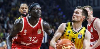 Einen heißen Kampf lieferten sich Alba Berlin und Bayern München.