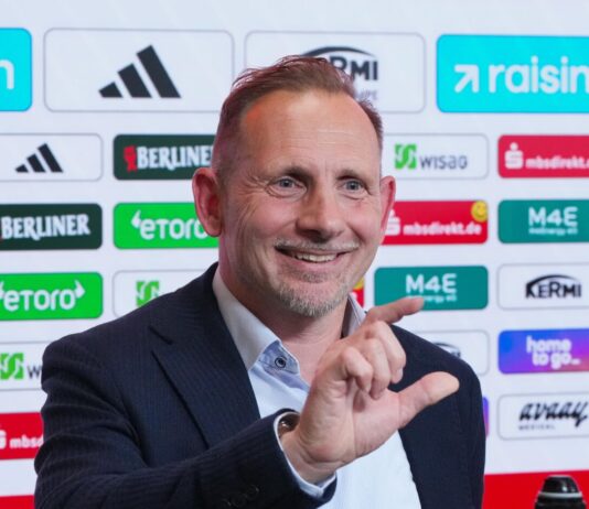 DFB-Pokal: Union nach Braunschweig – Hertha nach Saarbrücken Union-Trainer Mauro Lustrinelli. (Archivbild)