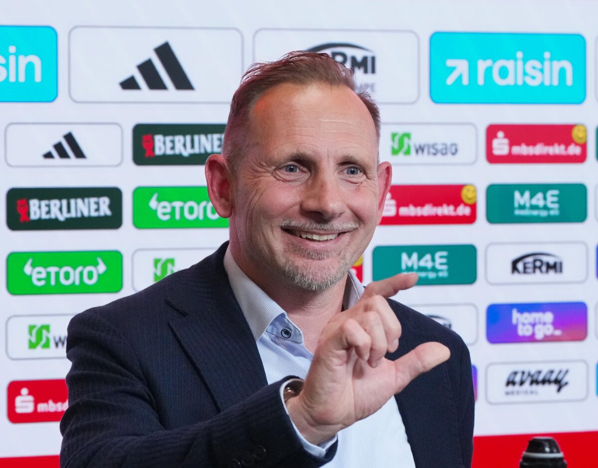 Trainer Mauro Lustrinelli von Union Berlin Union-Trainer Mauro Lustrinelli. (Archivbild)