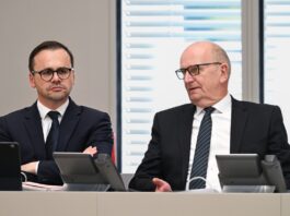 Brandenburgs Koalition 100 Tage im Amt – Dickes Arbeitspaket Die rot-schwarze Koalition von Ministerpräsident Dietmar Woidke (SPD) und Innenminister Jan Redmann (CDU) wird 100 Tage alt. (Archivbild)