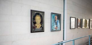 Merkel-Porträt fürs Kanzleramt wird enthüllt Ein Porträt Merkels soll bald hinzukommen. (Archivbild)