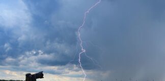 In Brandenburg blitzte es am Sonntag besonders häufig.