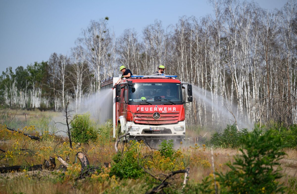 Waldbrand Gohrischheide Der Waldbrand in der Gohrischheide ist gelöscht.