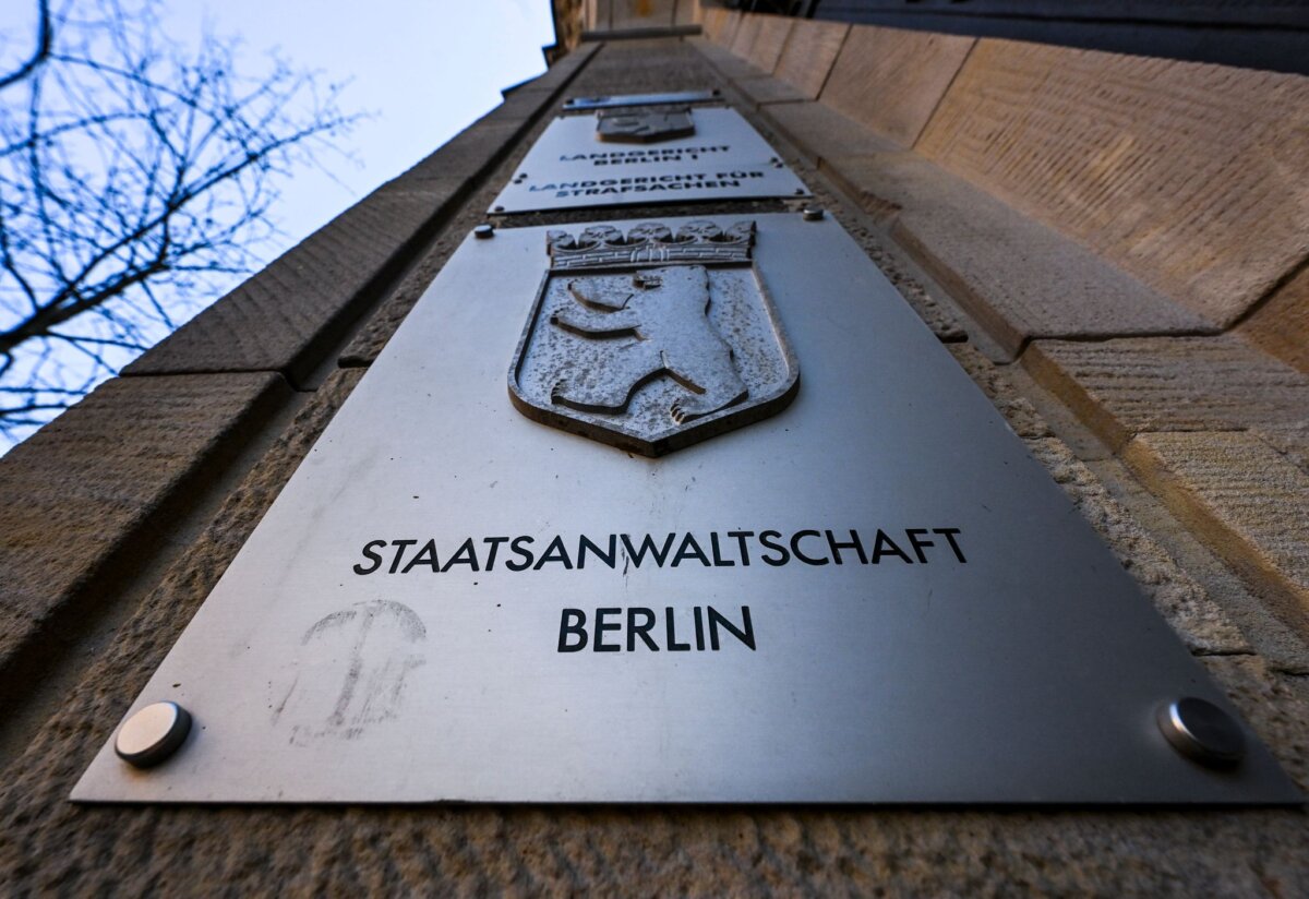Staatsanwaltschaft Berlin Die Staatsanwaltschaft ermittelt gegen einen ehemaligen Mitarbeiter der Vertriebenenstiftung. (Archivbild)