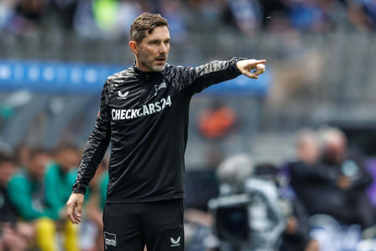 Stefan Leitl Trainer Stefan Leitl will Hertha BSC im Trainingslager in Kitzbühel zu einem Aufstiegsanwärter formen. (Archivbild)
