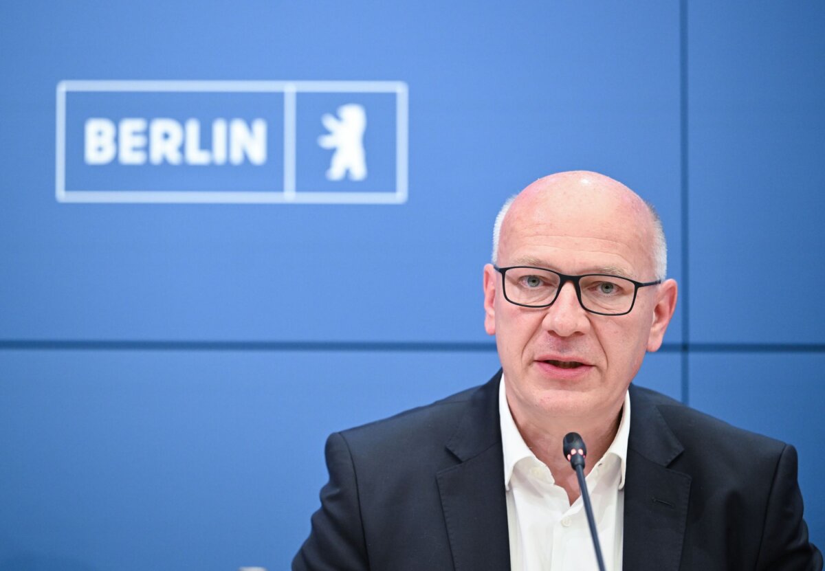Berlins Regierender Bürgermeister Kai Wegner (CDU) Berlins Regierender Bürgermeister Kai Wegner (CDU) nimmt am Freitagabend an einem Treffen der Kreisvorsitzenden teil. (Archivbild)
