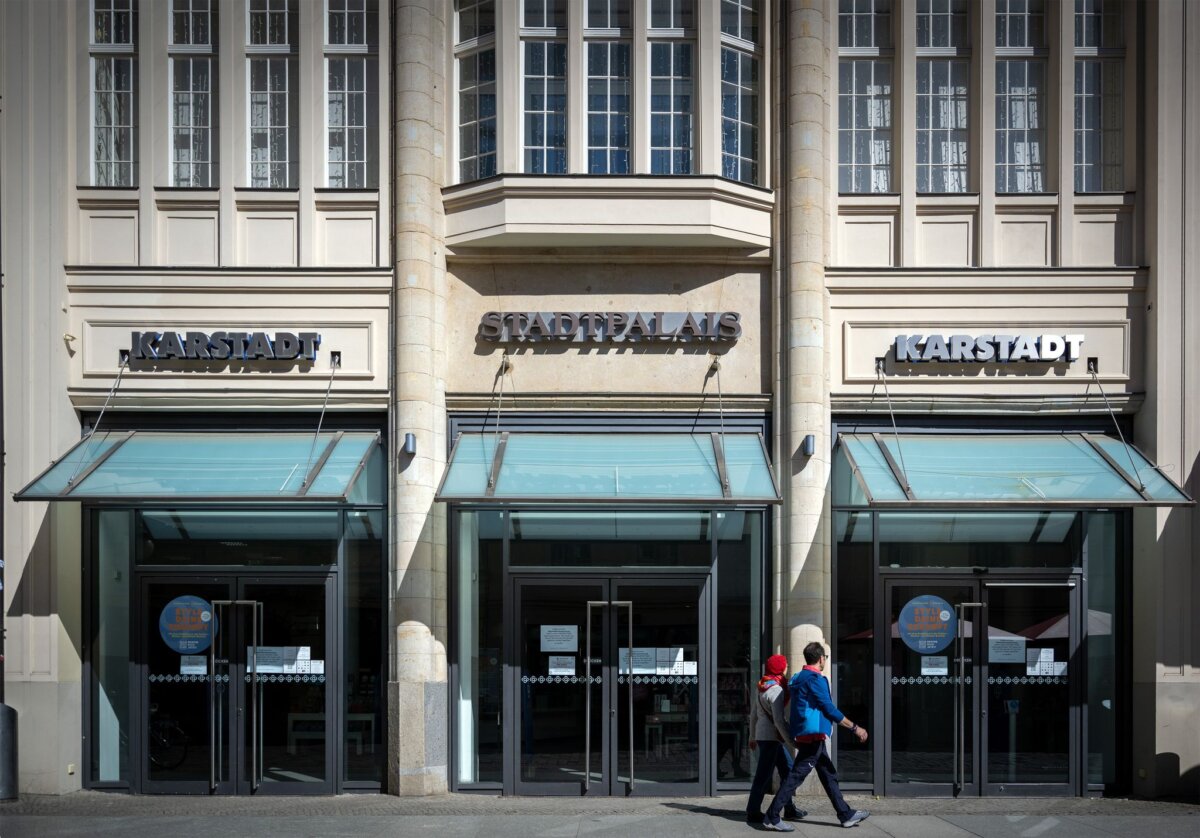 Galeria Karstadt in Potsdam Die Galeria-Filiale in der Potsdamer Innenstadt ist gefährdet.(Archivbild)