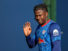 RB siegt im ersten Spiel unter Demichelis knapp Johan Bakayoko von RB Leipzig markierte gegen Altglienicke das Siegtor. (Archivbild)