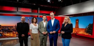 Parteien sehen neuen CDU-Spitzenmann Evers als Wegner II Kurz nach seiner Wahl zum CDU-Spitzenkandidaten trat Finanzsenator Stefan Evers gemeinsam mit Vertretern anderer Parteien im RBB-Fernsehen auf.