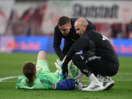 Rönnow und Skov fehlen weiter im Union-Training Union-Torhüter Frederik Rönnow fällt seit Ende April aus. (Archivbild)