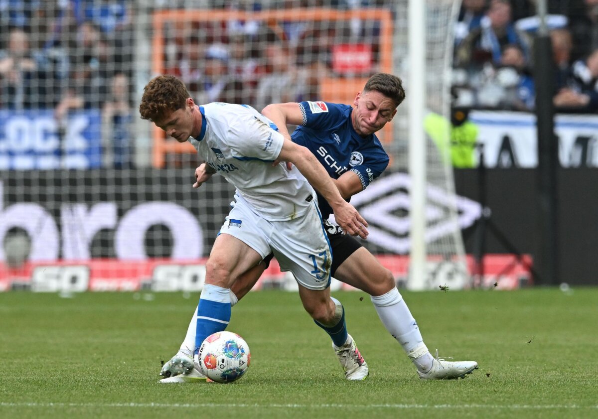 Sebastian Grönning von Hertha BSC Sebastian Grönning erzielte einen Doppelpack für Hertha BSC. (Archivbild)