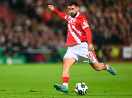 Bei Borgmann-Comeback: Energie verliert gegen Bremen 2:4 Das Führungstor durch Tolcay Cigerci reichte nicht zum Sieg gegen Werder Bremen. (Archivbild)