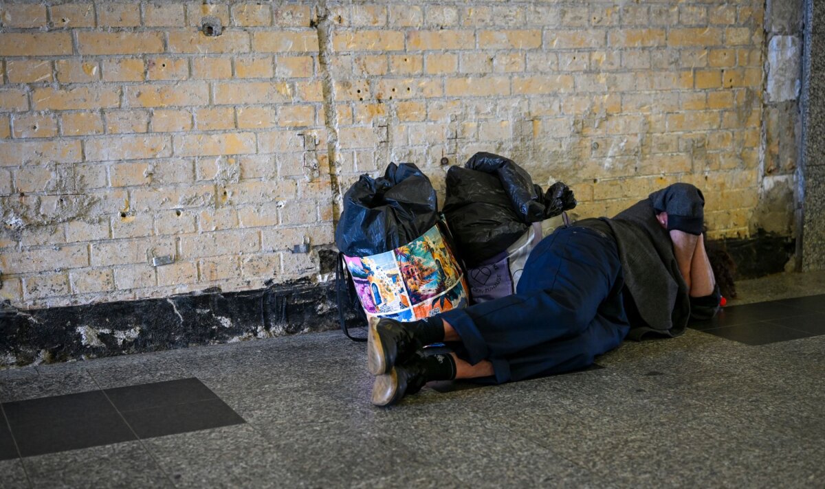 Wie Wohnungslose wählen können In Berlin leben tausende Menschen auf der Straße. (Archivbild)