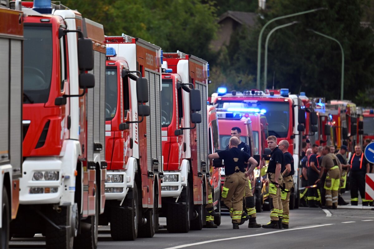 Waldbrand im Hürtgenwald Die Lage entspannt sich weiter.