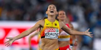 Blockade gelöst: Gesa Krause fit für Istaf in Berlin Gehört auch in den Berlin zu den Favoritinnen: Europameisterin Gesa Krause. (Archivbild)