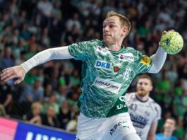 Füchse Berlin mit Testspiel-Pleite gegen Barcelona Welthandballer Mathias Gidsel war bester Füchse-Schütze im Test gegen Barcelona. (Archivbild)