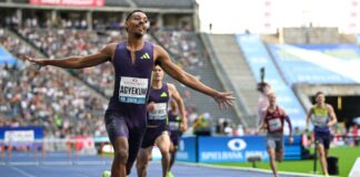 Vizeeuropameister Agyekum siegt beim Istaf in Berlin Emil Agyekum sicherte sich über 400 Meter Hürden den Heimsieg.