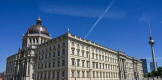 Brand im Humboldt Forum Das Humboldt Forum steht in der Mitte Berlins. (Archivbild)