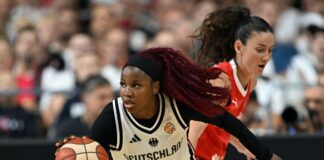 Aufbauspielerin Alexis Peterson soll die deutsche Mannschaft bei der WM anführen. (Archivbild)