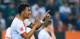 Union verpflichtet Ex-Augsburger Uduokhai Felix Uduokhai soll die Unioner Defensive verstärken. (Archivbild)
