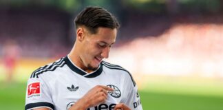 Drei Tore zum Saisonauftakt: Younes Ebnoutalib ist der Eintracht-Mann des Spiels. 
