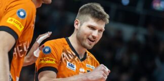 Volleys mit sieben Testspielen in der Vorbereitung Kapitän Ruben Schott stößt erst spät zu den Volleys. (Archivbild)