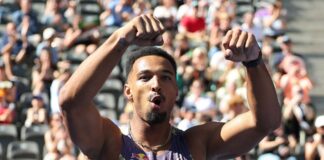 Leo Neugebauer gewann den ungewöhnlichen Dreikampf beim Istaf.