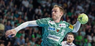 Welthandballer Mathias Gidsel war bester Füchse-Schütze im Test gegen PSG (Archivbild)
