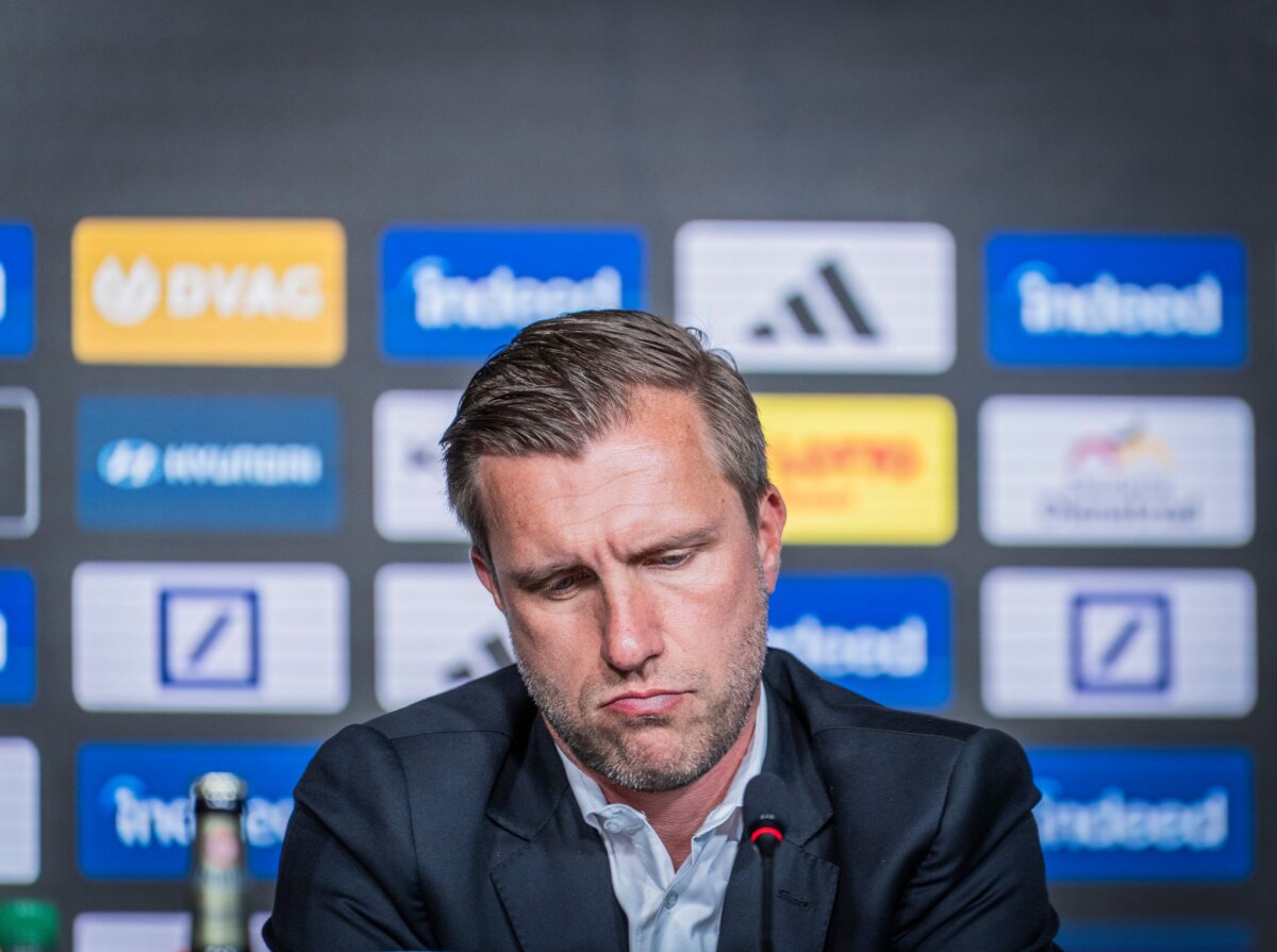 Markus Krösche Berichten zufolge könnte Markus Krösche Eintracht Frankfurt verlassen. (Archivbild)