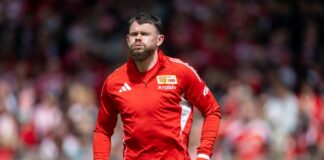 Union Berlin reist ohne Oliver Burke ins Trainingslager Stürmer Oliver Burke verpasst weite Teile der Saison-Vorbereitung. (Archivbild)
