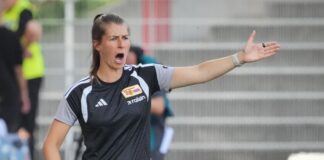 Unionerinnen eröffnen Saison gegen Meister Bayern München Immer weiter nach oben: Union-Trainerin Marie-Louise Eta gibt die Richtung vor. (Archivbild)