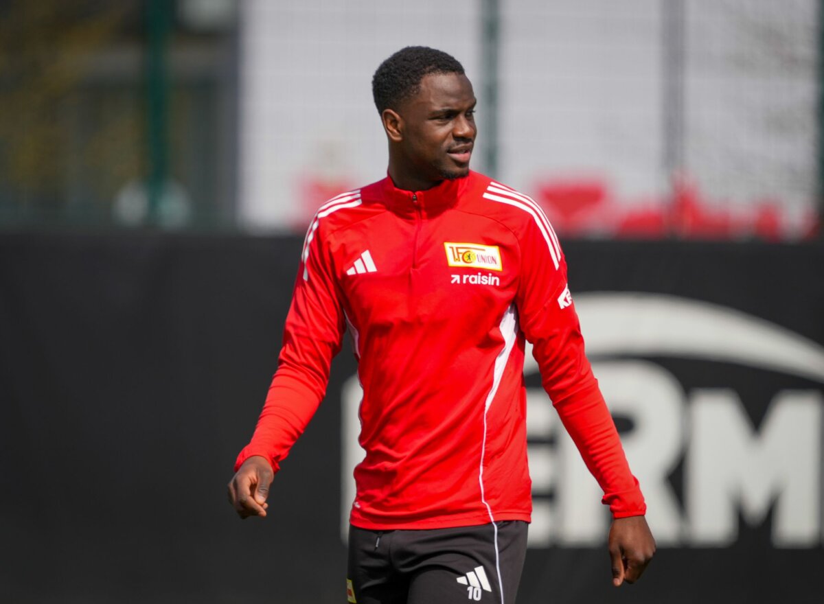 Ilyas Ansah Doppelpack: Ilyas Ansah rettet Union Berlin im Testspiel ein Remis. (Archivbild)