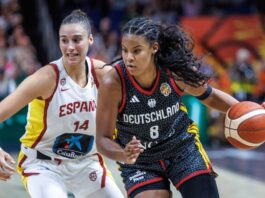 Nach Spanien-Lehrstunde: Voller Fokus auf Japan Ob Nyara Sabally auch gegen Japan spielt, ist noch unklar.