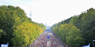 Zum Wochenbegin starten erste Sperrungen für den Berlin-Marathon. (Archivbild) 