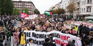 2.400 Schüler demonstrieren in Berlin gegen Wehrpflicht Schülerinnen und Schüler demonstrierten gegen die mögliche Einführung einer Wehrpflicht.