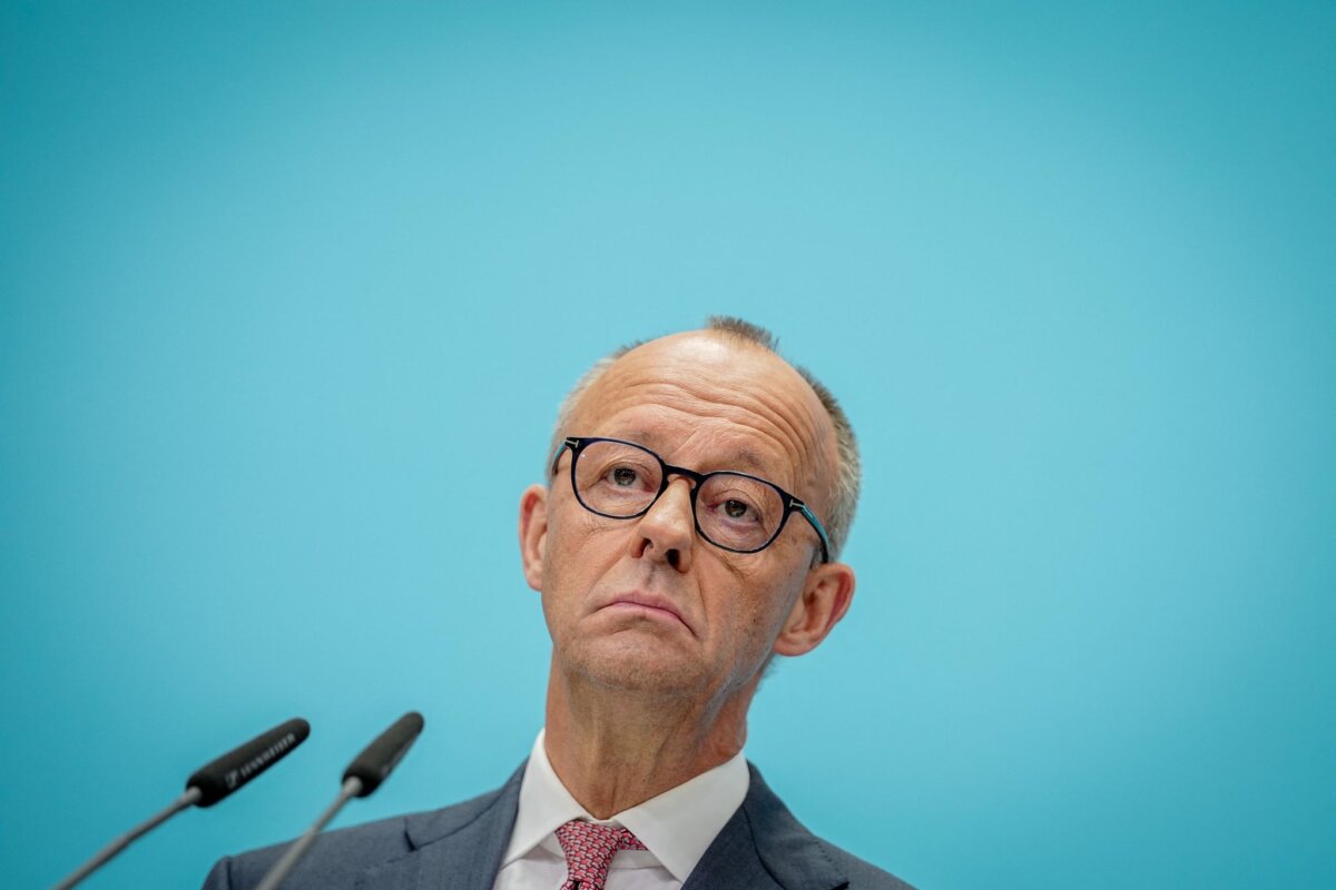 Nach den Landtagswahlen - CDU Eher schlechte Laune nach dem Wahlsonntag: Kanzler Merz.
