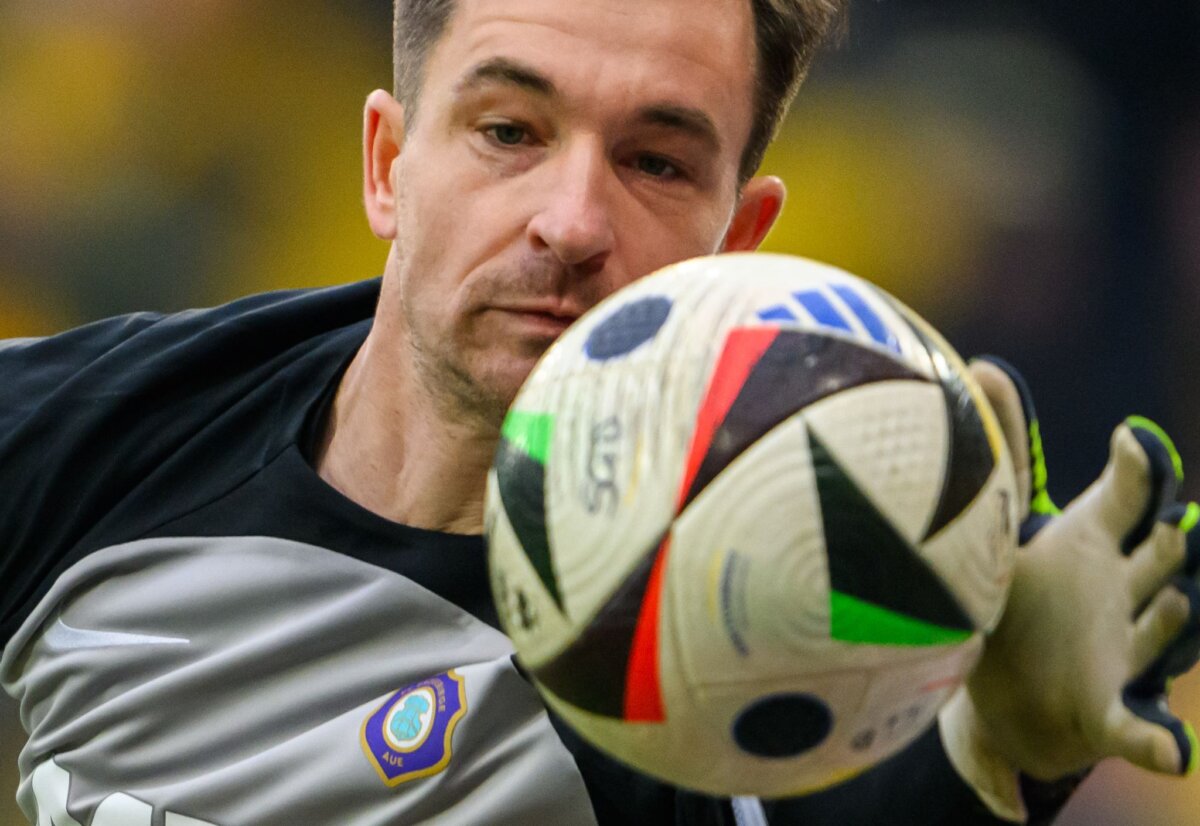 Martin Männel Torwart Martin Männel bestritt jetzt das 600. Pflichtspiel für den FC Erzgebirge Aue. (Archivbild)