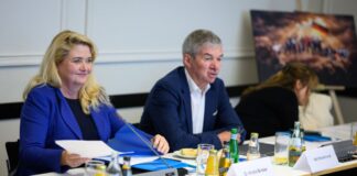 Die Berliner AfD-Fraktionsvorsitzende Kristin Brinker wurde wiedergewählt.