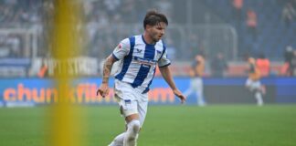 Der frühere Augsburger Mads Pedersen feiert ein schnelles Wiedersehen mit dem FCA. (Archivbild)