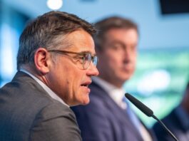 Rhein gegen Steuergeld für «Haushaltschaoten» in Berlin Wie sein bayerischer Kollege Söder fordert auch der hessische Ministerpräsident Rhein Konsequenzen aus dem Linken-Sieg in Berlin. (Archivbild)