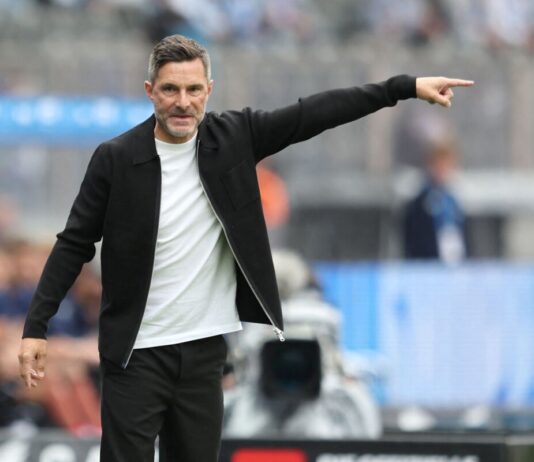 Hertha BSC testet in Länderspielpause bei Hertha 03 Hertha-Trainer Stefan Leitl gastiert Ende September in Zehlendorf. (Archivbild)