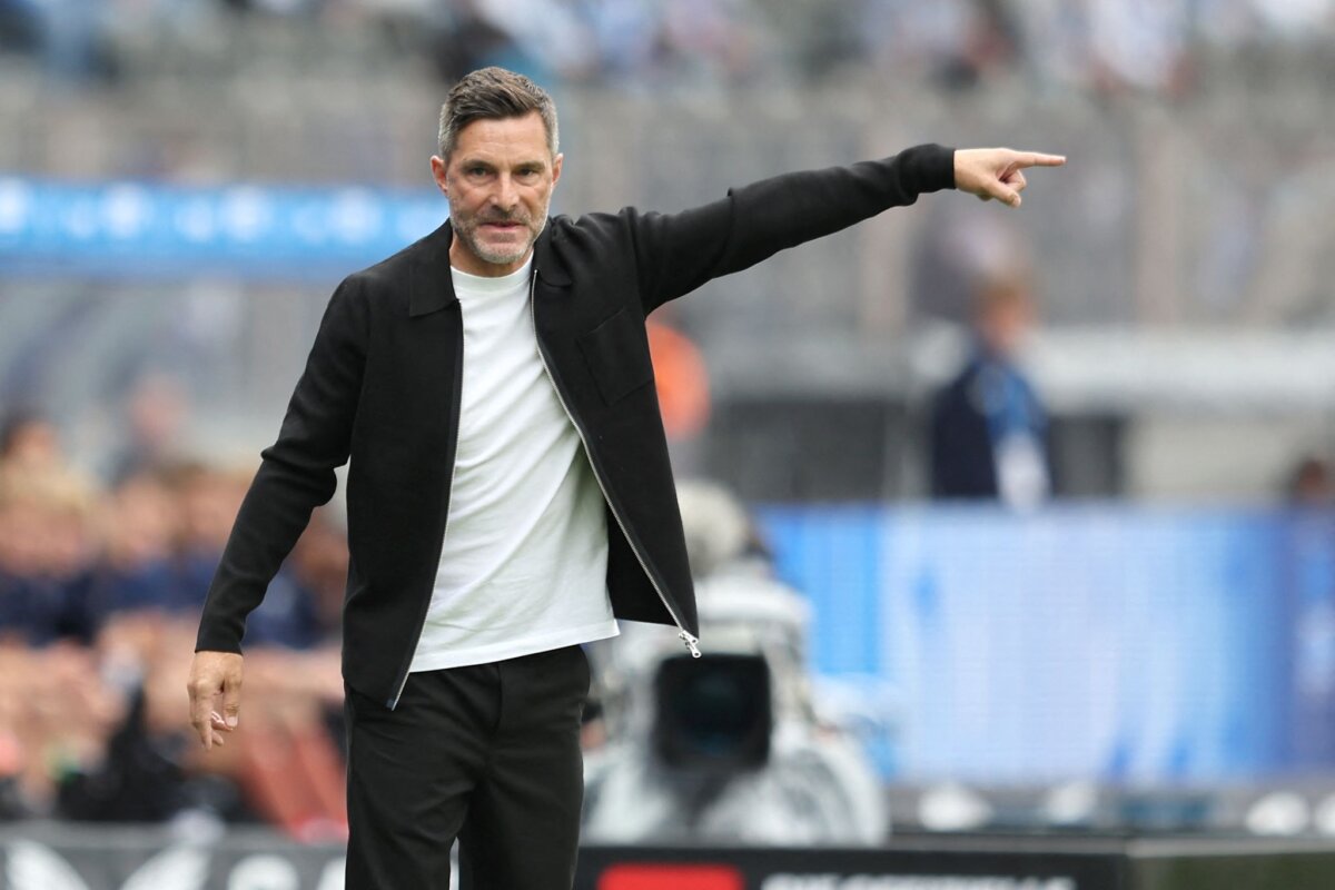 Hertha BSC - 1. FC Magdeburg Hertha-Trainer Stefan Leitl gastiert Ende September in Zehlendorf. (Archivbild)