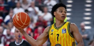 Meister Alba mit «Wunschkader» Trotz NBA-Draft wird Jack Kayil auch in der neuen Saison im Alba-Trikot auflaufen (Archivbild)